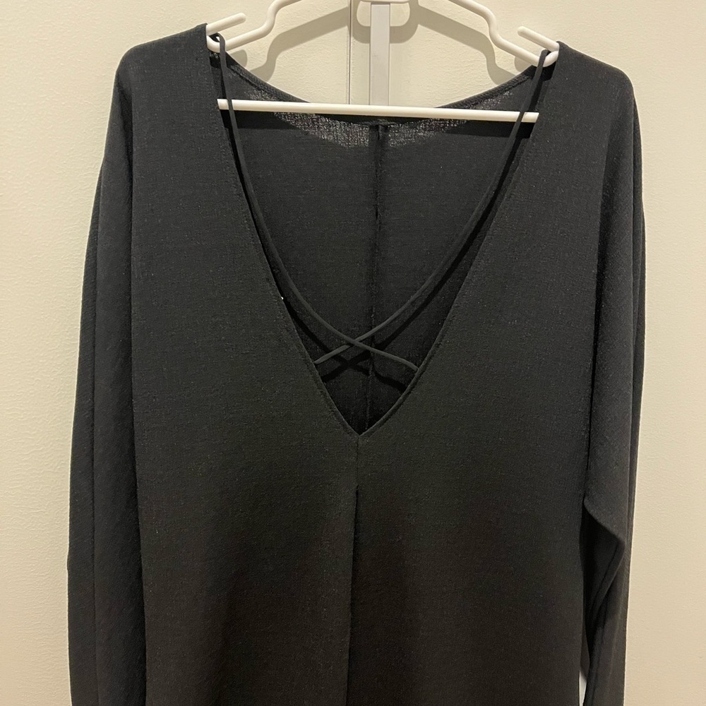 Gently worn H&M dress midi criss cross back